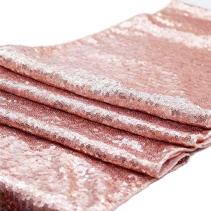 12 Packs 12 X 72 Inch Sequin Table Runner Glitter Dining Table Runner - Image 8