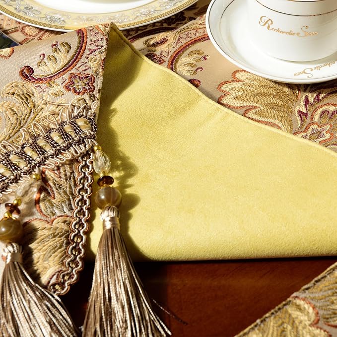 Extra Luxury Dinner Placemats Set of 6, - Image 5
