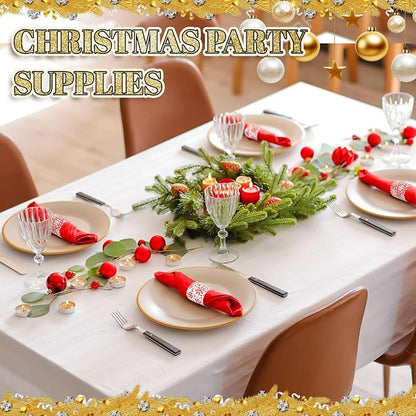 FoldTier 300 Pcs Paper Napkin Rings Disposable Napkin Bands Self Adhesive - Image 5