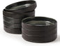 famiware Star 8.25" Pasta Bowls Set of 8, Bowl Plates, Deep Forest | Microwave by Famiware