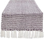 DII Woven Basics Collection 100% Cotton Knit Table Runner by DII