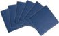 uxcell Square Drink Coasters Set of 6 White Stitched Dual Sided Non-Slip by uxcell