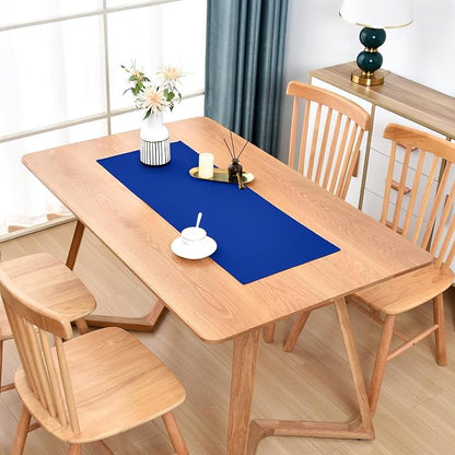 Farmhouse Blue Table Runner Small Short Table Runners 36 Inches Coffee Table by Wolkemer