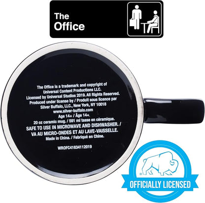 Silver Buffalo The Office Title Sign Ceramic Mug, 20 Ounce - Image 4