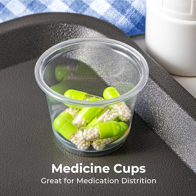 Fit Meal Prep 100 Pack 3.25 oz BPA Free Condiment Cups No Lids, Disposable - Image 7