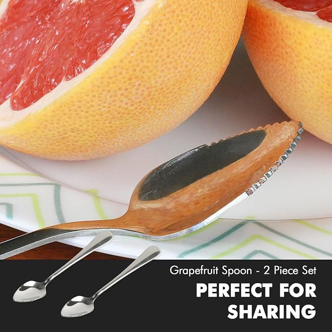 Chef Craft - Select Serrated Grapefruit Spoon, 6.5 Inches 2 Piece Set of - Image 7