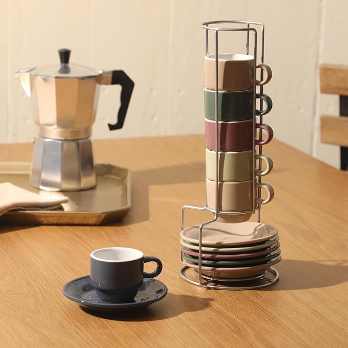 Gibson Home Brew Harmony 13 Piece Espresso Cup Set - Image 5