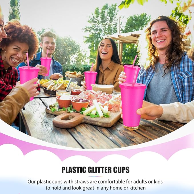 Uiifan 6 Pcs 16 oz Reusable Tumbler - Image 5