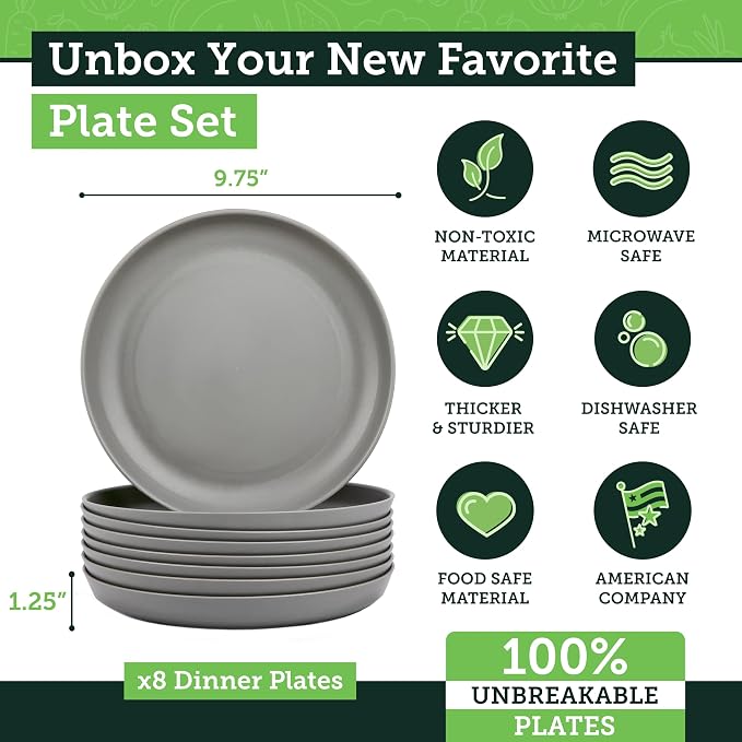 Grow Forward Premium Wheat Straw Plates - Image 3