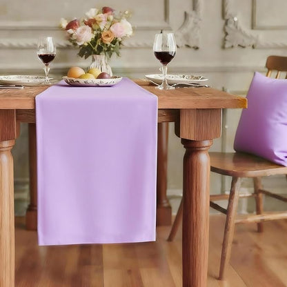 FOLINS&HOME Lavender Waterproof Decorative Table Runner 60 Inches Long | 210GSM by FOLINSHOME