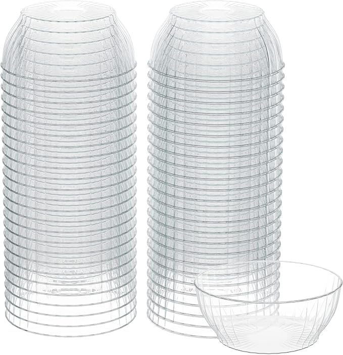 R-kay 6 Oz Clear Plastic Bowls by R-KAY