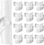 Napkin Rings Set of 12, Irregular-Shaped Metal Napkin Holders with Rose Patterns for Wedding Dining, Holiday Table Decor, Perfect for Home Chefs & Party Planners（Silver）