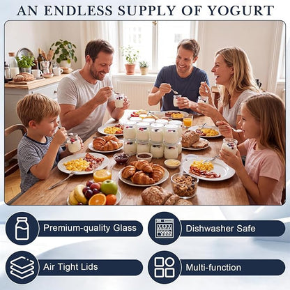 24 Pcs 6oz Small Glass Yogurt Cups - Image 6