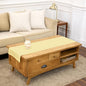 Solino Home 100% Linen Dining Table Runner Golden Straw, Fete 14 x 60 in | by SolinoHome