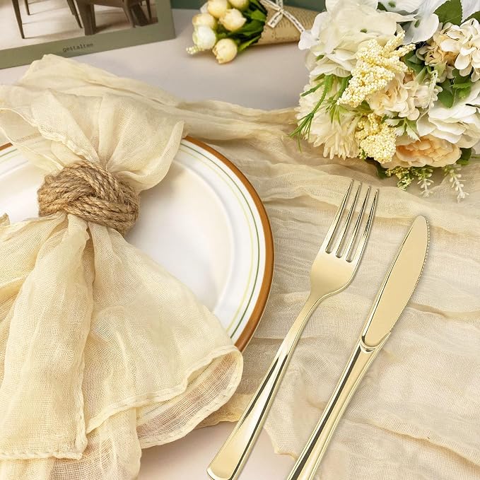 WINGFISH Farmhouse Woven Napkin Rings Set of 24 Burlap Jute Napkin Rings Bulk - Image 4