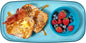 madesmart dipware Small Serving Plate, Stackable & Removable Dip Bowl for Salsa, Queso, Salad, Olives, Dishwasher & Microwave Safe, Multipurpose Plate & Bowl, Turquoise