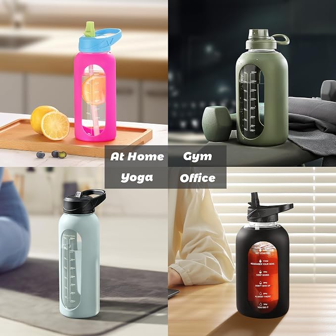 CIVAGO 32 oz Glass Water Bottle - Image 7