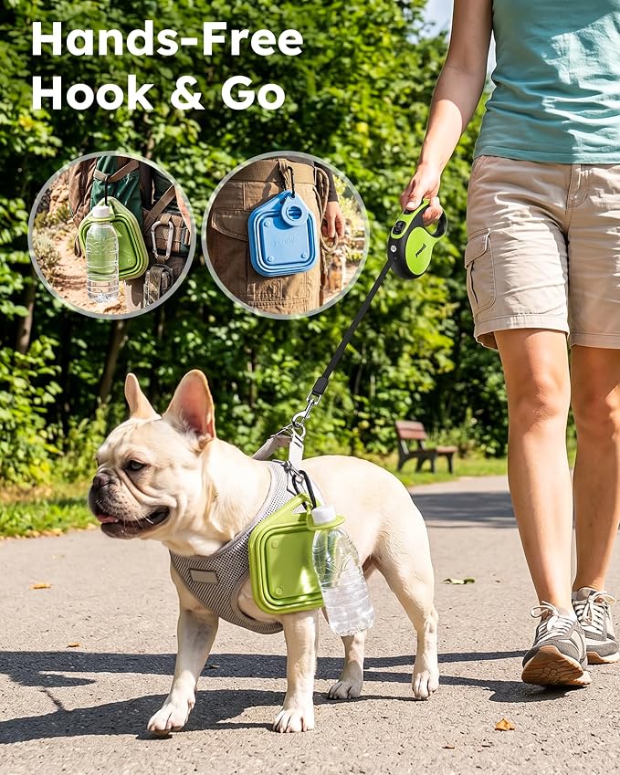 Pecute 2 Pack Foldable Dog Bowls - Image 3