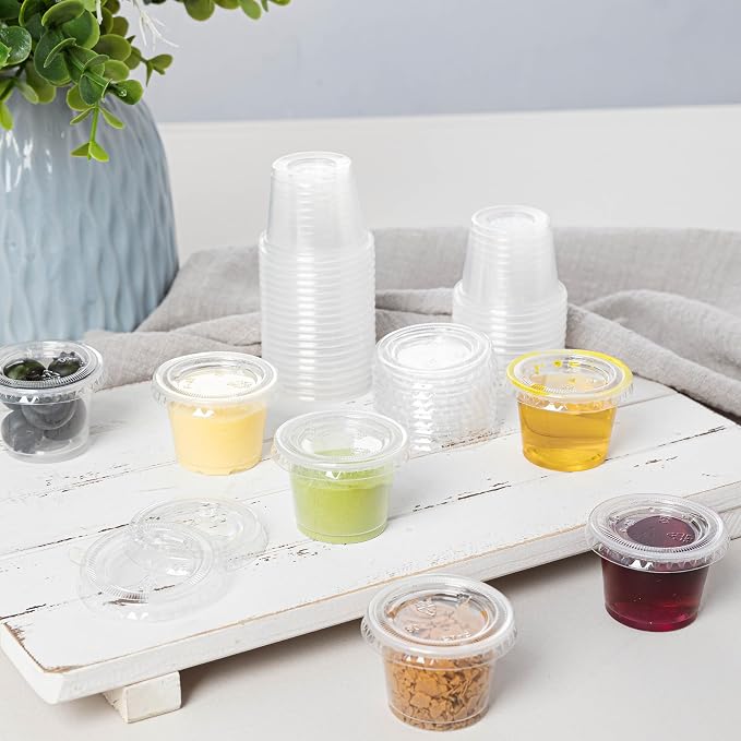 HOMIP 200PACK 1oz Plastic Portion Cups - Image 5