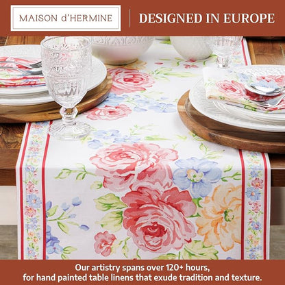 Maison d' Hermine Table Runner 100% Cotton 14.50" x 108" | Table Runners 108 - Image 2