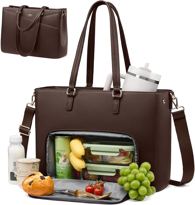LOVEVOOK Lunch Tote Bag for Women, 3 in 1 Work Bag by LOVEVOOK