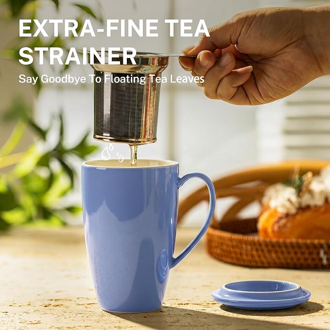 Sweese 15 OZ Porcelain Tea Mug - Image 4