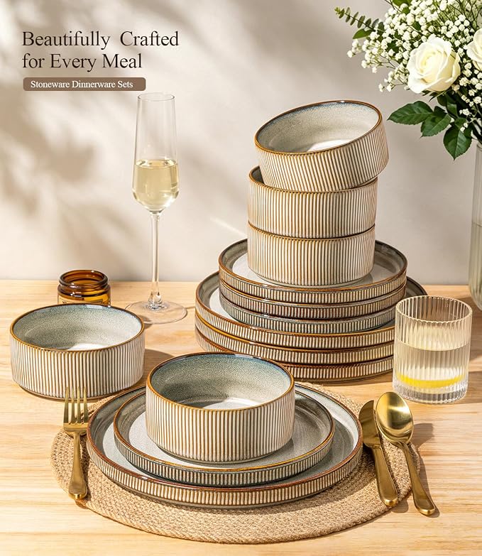 GBHOME Stoneware Dinnerware Sets - Image 7