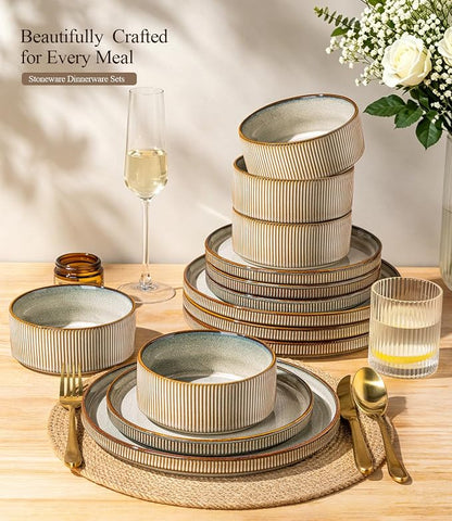 GBHOME Stoneware Dinnerware Sets - Image 7