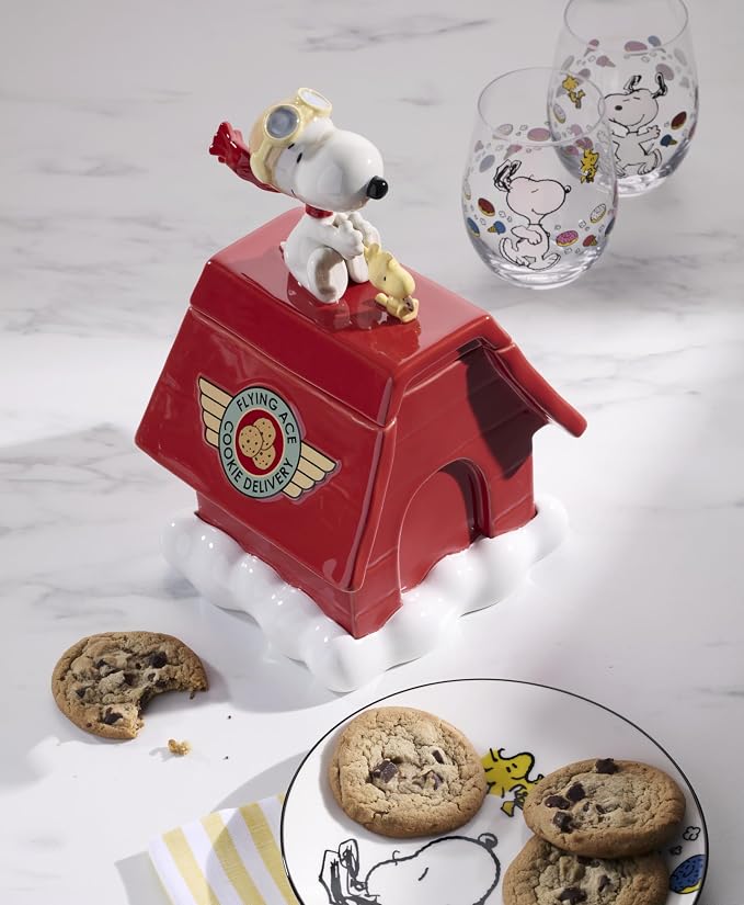Lenox Chef Snoopy Figural Cookie Jar - Image 5