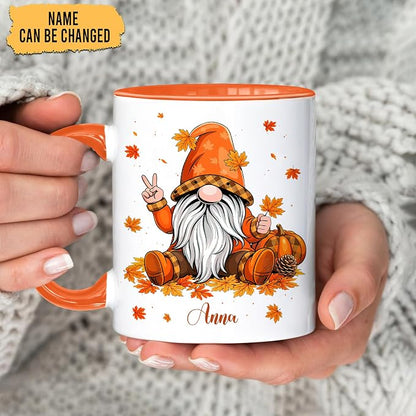 Hyturtle Personalized Fall Gnome Mug - Image 2