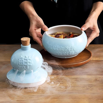 1 Pcs, Top Ceramic Chinese Tableware Set, Unique Hu Lu/Hulu for Chinese Restaurants, Dry Ice Ceramic Plates, Bone China Dinnerware Set, Fine China