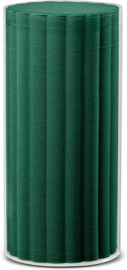Disposable Green Paper Coasters for Drinks, 3.5 Inch Round Coasters for Christmas, Bar, Cocktail, Beverage, Wine Or Event, 500 Pack Bulk