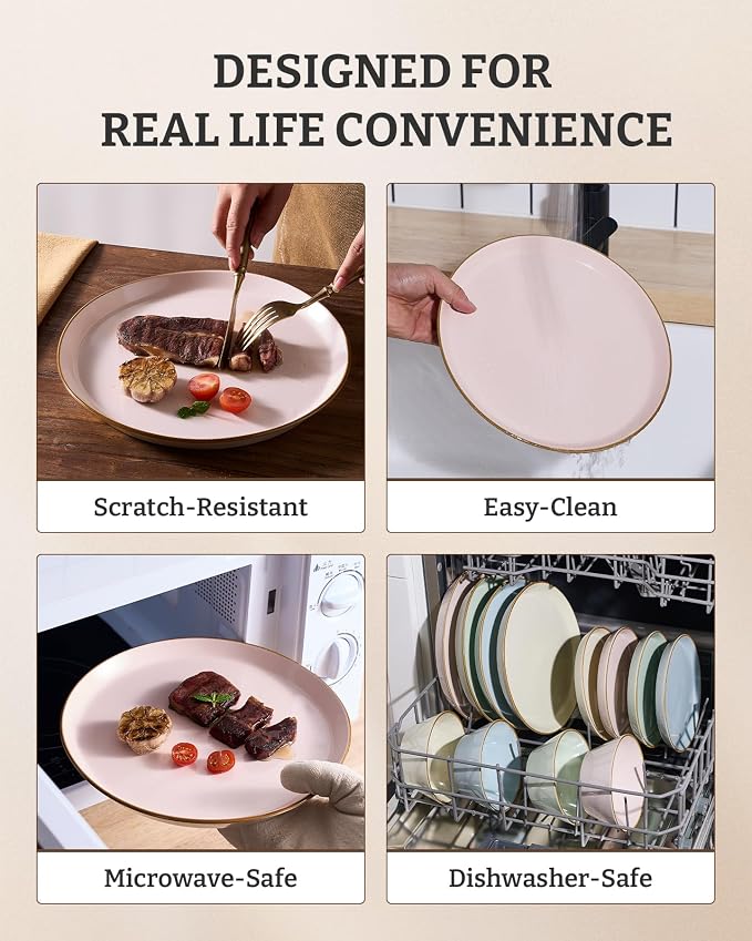 Famiware Saturn Stoneware Dishes Dinnerware Set - Image 7