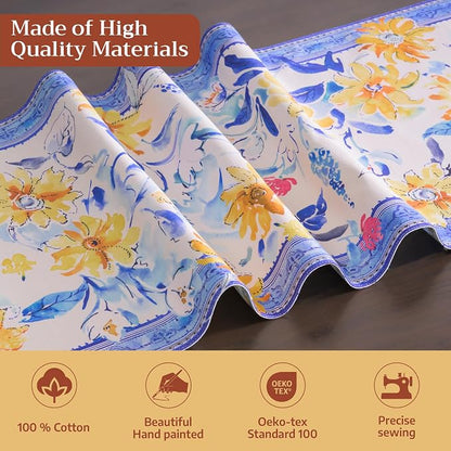 Maison d' Hermine Table Runner 100% Cotton 14.50" x 108" | Table Runners 108 - Image 3