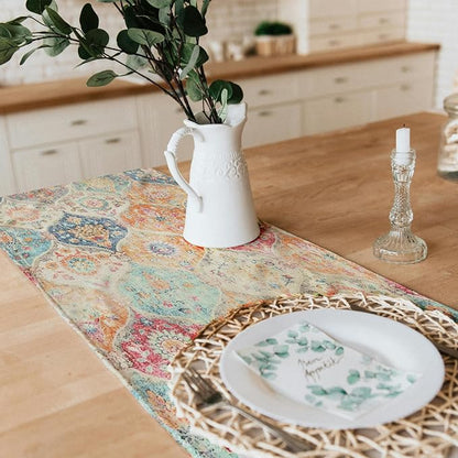 Snycler Table Runner Boho Table Runners Vintage Elegant Farmhouse Table Center - Image 3