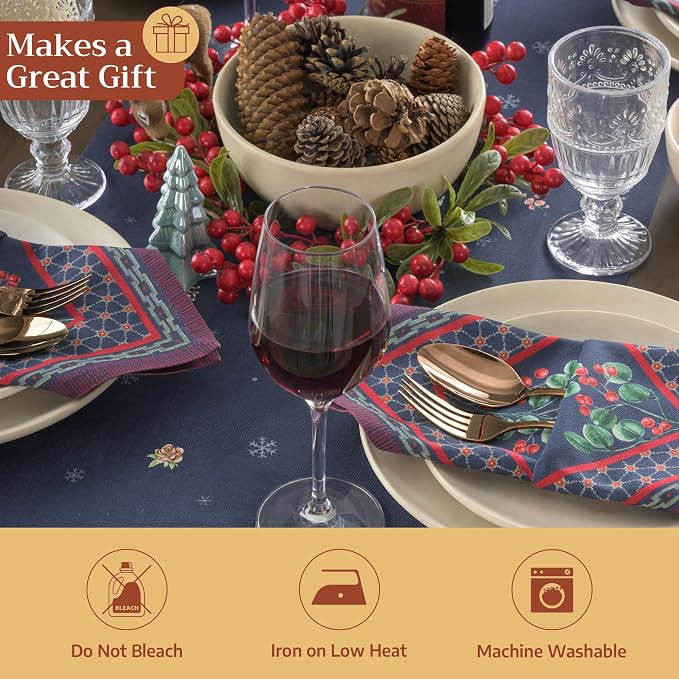 Maison d' Hermine Table Runner 100% Cotton 14.50" x 72" | Table Runners 72 - Image 5