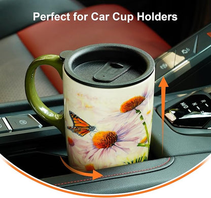 Topadorn Goldfinch Bird Coffee Mug - Image 6