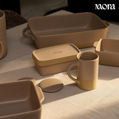MORA Ceramics Tea Cup with Loose Leaf Infuser, Spoon and Lid, 12 oz, Microwave - Image 6