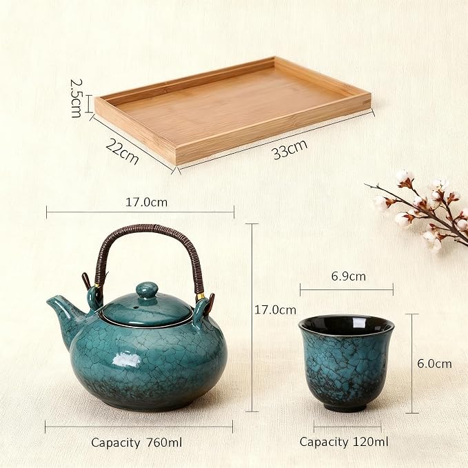 KEYDUACU Japanese Porcelain Gongfu Tea Set, Chinese Asian Style - Image 3
