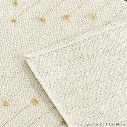 Artoid Mode Burlap Brown Boho Table Runner - Image 8