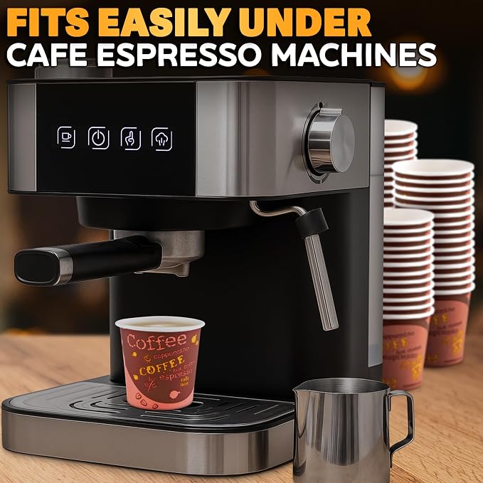 Reluen 200 Pack 3 Oz Disposable Espresso Cups, Paper - Image 5