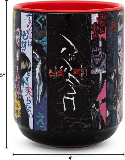 Silver Buffalo Junji Ito Panel Poster Asian-Style Ceramic Tea Cup | Traditional - Image 8