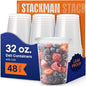 Stack Man 32 oz Deli Containers by StackMan