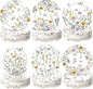 60 Pcs 7 Inch Floral Party Plates Wildflower Paper Plates Spring Summer Disposable Dinnerware Decoration for Tea Party Dinner Birthday Baby Shower Bridal Wedding Supplies