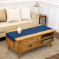 Solino Home Cotton Linen Dining Table Runner Lapis Blue Woven, 14 x 48 in | by SolinoHome