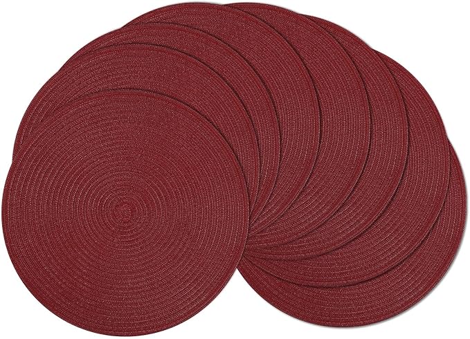 SHACOS Round Placemats Set of 8 by SHACOS