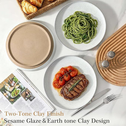 Ceramic Dinner Plates Set of 4 - Image 2