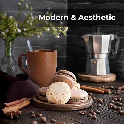 MIAMIO - Coffee Mugs Set of 6 - Palmanova Collection | Modern matte ceramic mug - Image 5