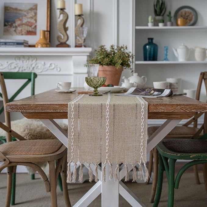 ZAIIVE Geometric Patterned Table Runner - Image 4