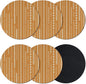 Vintage Simple Coasters Set of 6, Absorbent Coasters by Unknown